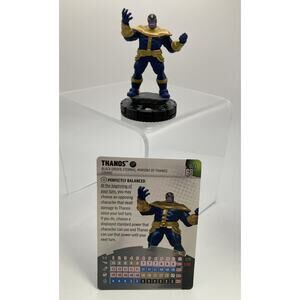 Marvel Heroclix Avengers 60th Anniversary Thanos #24 - Uncommon w/ Card Popular!